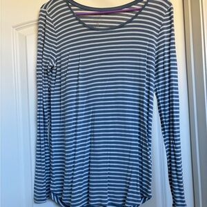 Gap lux striped long sleeve short size xs